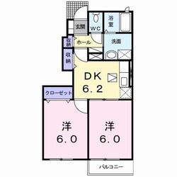 ローズシティー（今井町）の物件間取画像